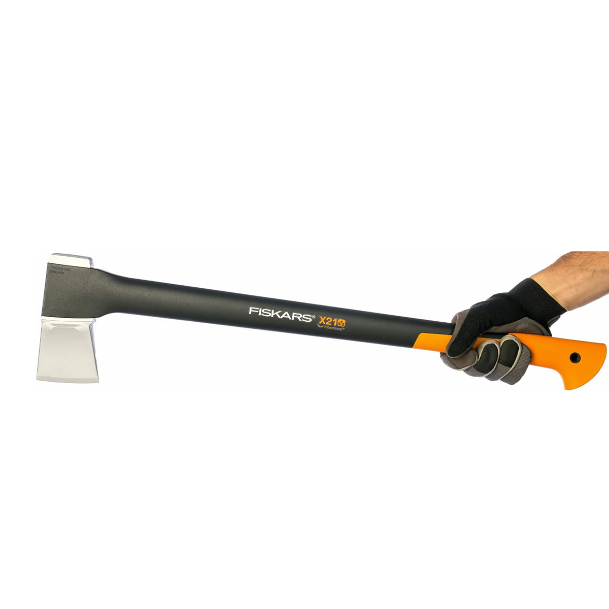 Набор топор-колун Fiskars L X-Series X21, 1600 г и универсальный нож с  точилкой, 215 мм цена - купить в интернет-магазине