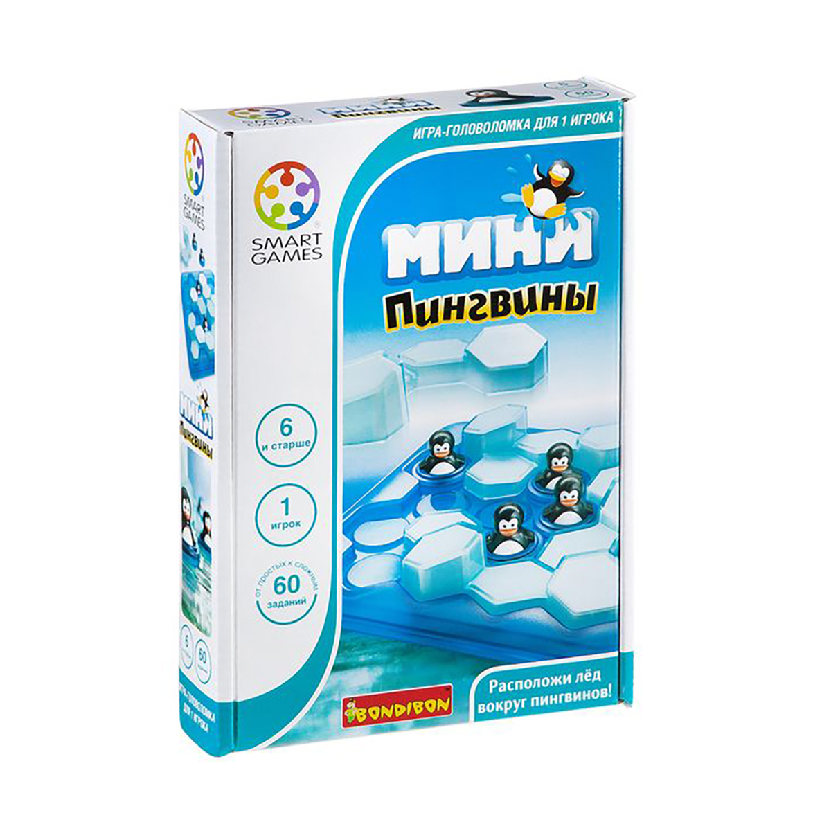 Настольная игра-головоломка Bondibon Мини-пингвины, от 6 лет цена - купить  в интернет-магазине