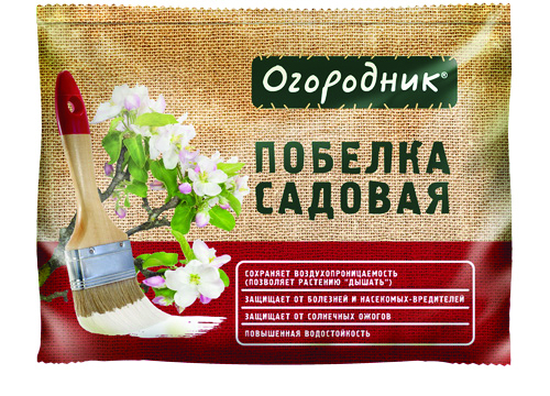 Побелка садовая Огородник, сухая, 1,25 кг фото