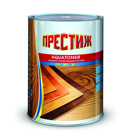 Декоративный состав Престиж Акватонер, 0,9 л, дуб фото