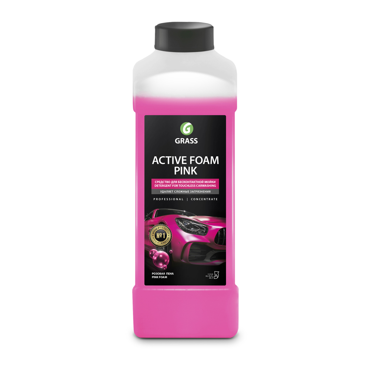 Активная пена Grass Active foam pink для бесконтактной мойки 1 л цена -  купить в интернет-магазине