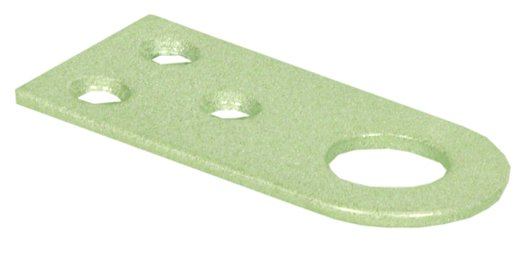 Проушина прямая Домарт, 30 x 60 мм, серый металлик фото