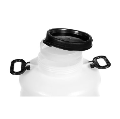 Бочка пластиковая Радиан, с крышкой и ручками, 30 л, белая фото