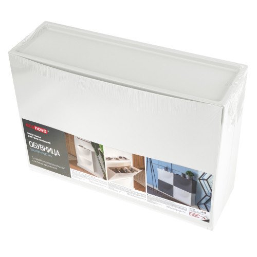 Обувница Econova, 512 x 185 x 380 мм, белая фото