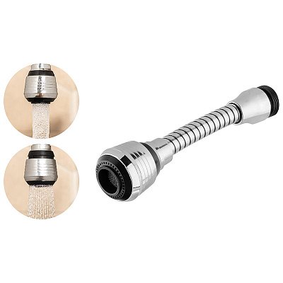 Насадка-удлинитель (аэратор) для смесителя Рыжий кот, 2 режима, 3,5 x 3,5 x 16,5 см фото Насадка-удлинитель (аэратор) для смесителя Рыжий кот, 2 режима, 3,5 x 3,5 x 16,5 см фото