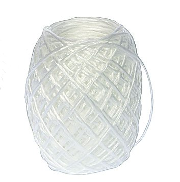 Шпагат полипропиленовый, 1600 текс, 100 м, белый фото