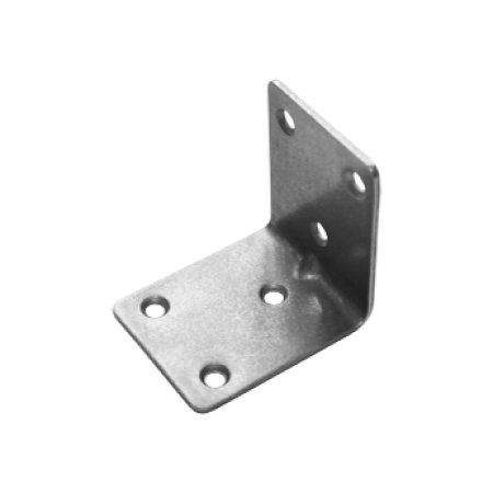 Уголок крепежный Домарт, 50 x 50 x 40 мм, 2 шт, без покрытия фото
