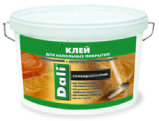 Клей для напольных покрытий Dali акриловый, 7 кг фото