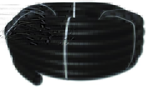 Шланг гофрированный VIRPlast 30 м, диаметр 40/33 мм, черный фото