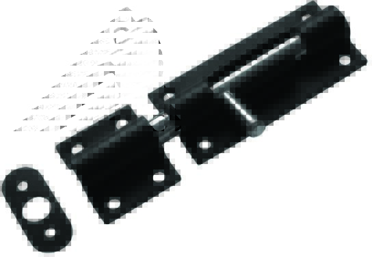 Засов дверной Домарт ЗД-170, черный фото