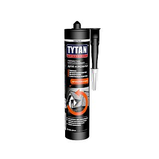 Герметик силиконовый для кровли и водостоков Tytan Professional, нейтральный, 310 мл, черный фото