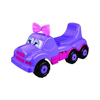 Машинка каталка детская Plast Land Веселые гонки, фиолетовая фото