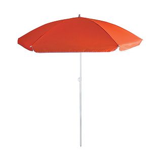 Зонт пляжный Ecos BU-65, диаметр 145 см, складная штанга 170 см, оранжевый фото