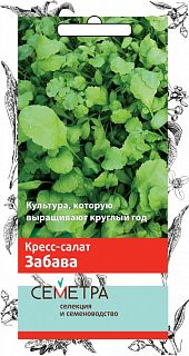 Семена Поиск Авторские сорта и гибриды Кресс-салат Забава А, 1 г фото