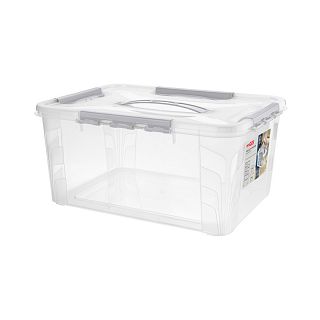 Ящик универсальный с замками и ручкой Econova Grand Box, 15,3 л фото
