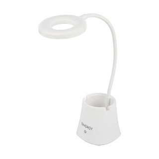 Лампа электрическая настольная Energy EN-LED32, белая фото