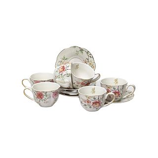 Набор чайный Balsford Эмма, фарфоровый, 6 персон, 12 предметов фото