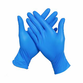 Перчатки нитриловые Avikomp, размер M, 2 пары, голубые фото