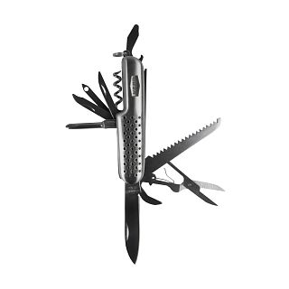 Многофункциональный складной нож Кедр 15 в 1, металлический корпус, 9 см фото