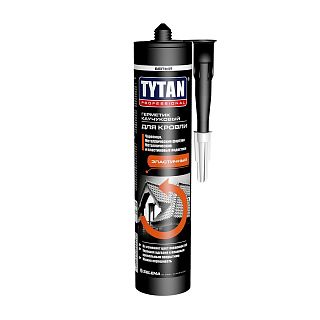 Герметик каучуковый для кровли Tytan Professional, 310 мл, коричневый фото