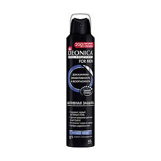 Дезодорант-антиперспирант спрей Deonica For men Активная защита, 200 мл фото