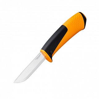 Нож универсальный с точилкой Fiskars, 215 мм фото