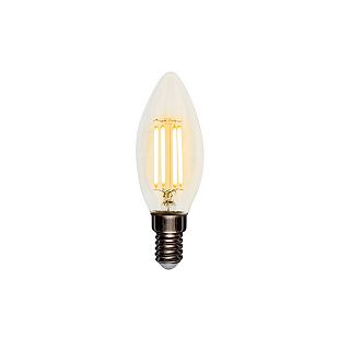 Лампа филаментная Rexant Свеча CN35, 7,5 Вт, 2700 К, Е14, теплый свет фото