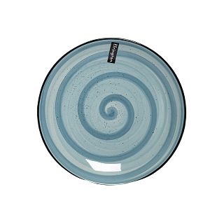 Тарелка обеденная Elrington Аэрограф Мятный бриз, керамическая, d 19 см фото