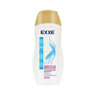 Шампунь увлажняющий EXXE Vitamin Pro Объём и сияние, для всех типов волос, 400 мл фото