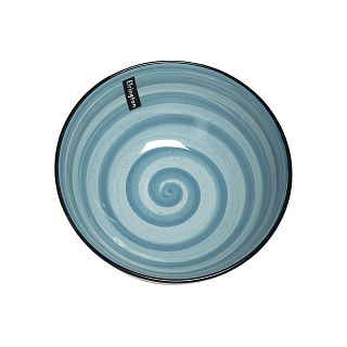 Тарелка суповая Elrington Аэрограф Мятный бриз, керамическая, d 18 см фото