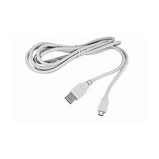 Кабель в ПВХ оплетке Rexant, USB - micro-USB, 1,8 м, белый фото