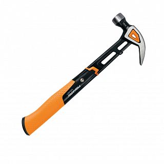 Молоток-гвоздодер Fiskars M, двухкомпонентная рукоятка, 455 г фото