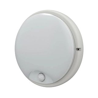 Светильник светодиодный IEK ДПО 4100Д, круг белый, датчик движения, 12 Вт, 4000 К, IP54 фото
