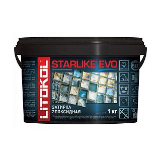 Затирка эпоксидная двухкомпонентная Litokol Starlike Evo S.215, Tortora, 1 кг фото