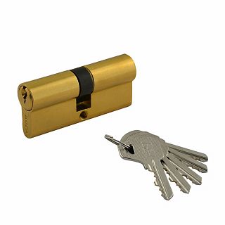 Цилиндровый механизм Нора-М Л-70 (35-35), ключ/ключ, золото фото