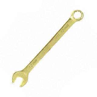 Ключ комбинированный Сибртех, 13 мм, желтый цинк фото