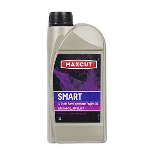 Масло моторное полусинтетическое MaxCut Smart 4T Semi-Synthetic, 1 л фото