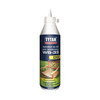 Клей ПВА D3 для древесины Tytan Professional WB-33, 750 г фото