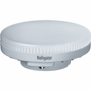 Лампа светодиодная LED матовая Онлайт, GX53, 12 Вт, 4000 K, холодный свет фото