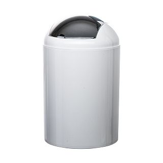 Бак для мусора круглый Swensa, 5 л, белый фото