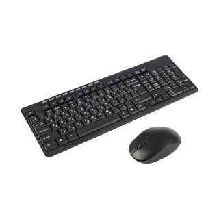 Комплект беспроводная клавиатура и мышь Energy EK-010SE, черный фото