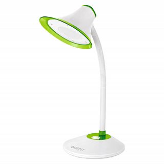 Лампа электрическая настольная Energy EN-LED20-1, бело-зеленая фото
