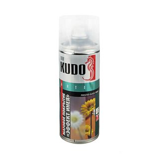 Аэрозольное декоративное покрытие для стекла Kudo KU-9031 «Эффект инея», 520 мл, бесцветное фото