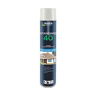 Пена монтажная бытовая Bostik Standard 40, летняя, 500 мл фото