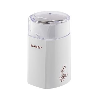 Кофемолка электрическая Scarlett SC-CG44506, 150 Вт, белая фото
