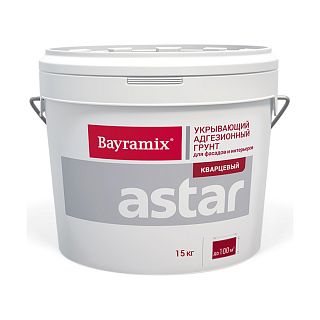 Грунт адгезионный Bayramix Astar Кварцевый, база B1, белый, 7 кг фото