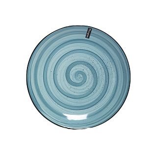 Тарелка обеденная Elrington Аэрограф Мятный бриз, керамическая, d 27 см фото