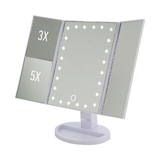 Зеркало косметическое трехстворчатое Energy EN-799Т, LED подсветка фото