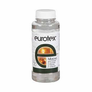Масло для защиты полков Eurotex Сауна, бесцветное, 0,25 л фото