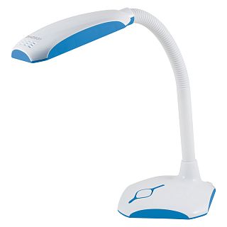 Лампа электрическая настольная Energy EN-LED17, бело-голубая фото